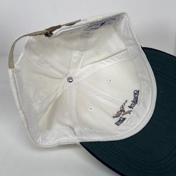 Crooked Tree Golf Club‎ White Blue Cotton Hat Adjustable Leather Strapback Cap - Picture 3 of 8